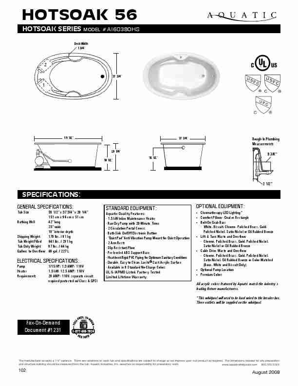 Aquatic Indoor Furnishings AI6038OHS-page_pdf